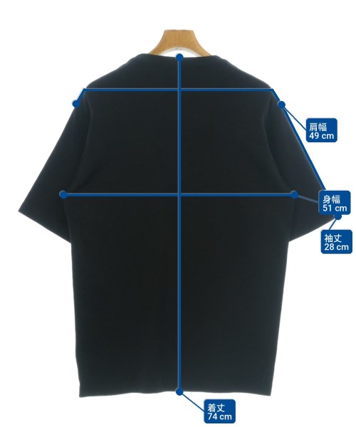 PRADA（プラダ）Tシャツ・カットソー 黒 サイズ:M メンズ/2200706634020