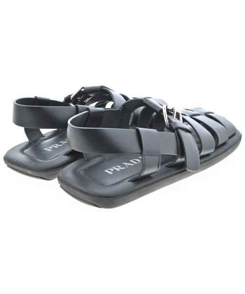 PRADA（プラダ）サンダル 黒 サイズ:UK6(24.5cm位) メンズ/2200706634068