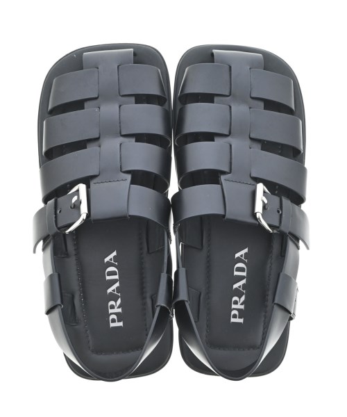 PRADA（プラダ）サンダル 黒 サイズ:UK6(24.5cm位) メンズ/2200706634068