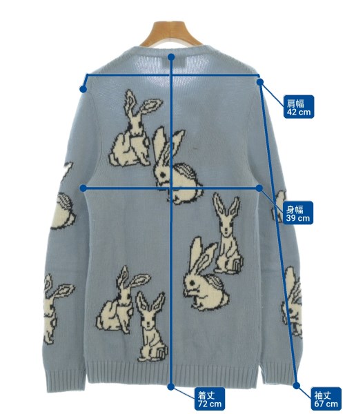 PRADA（プラダ）ニット・セーター 青 サイズ:40(M位) レディース/2200709505099