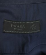 PRADA（プラダ）ドレスシャツ 紺 サイズ:37(XS位) メンズ/2200710729019