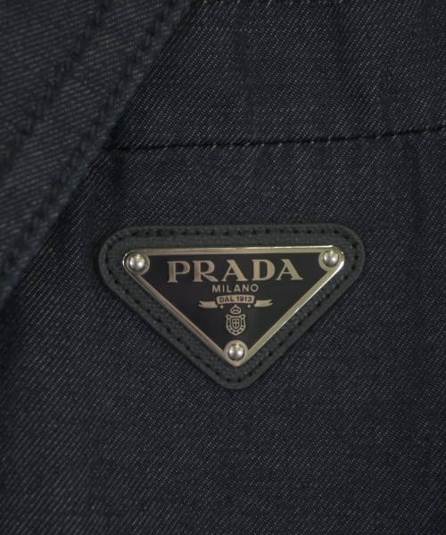 PRADA（プラダ）ステンカラーコート 紺 サイズ:46(M位) メンズ/2200712752039