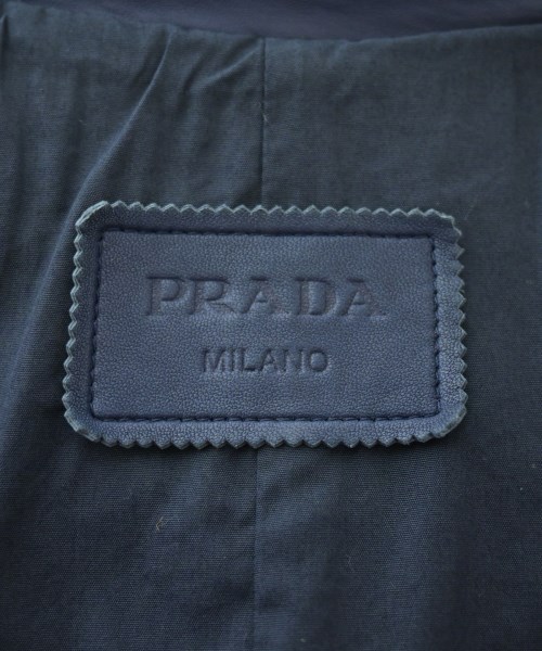 PRADA（プラダ）ライダース 紺 サイズ:46(M位) メンズ/2200713028058