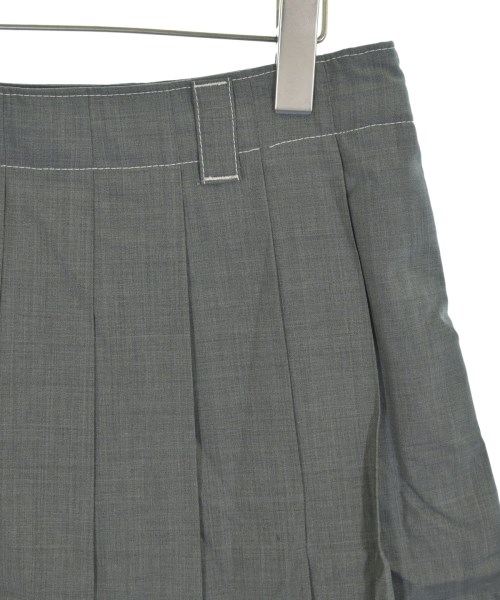 PRADA（プラダ）ひざ丈スカート グレー サイズ:38(S位) レディース/2200713578157
