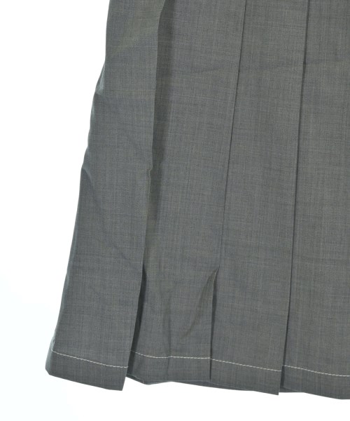 PRADA（プラダ）ひざ丈スカート グレー サイズ:38(S位) レディース/2200713578157