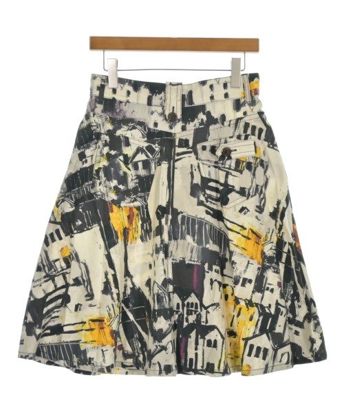 PRADA（プラダ）ひざ丈スカート 白 サイズ:38(S位) レディース/2200713578171