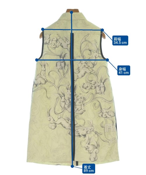 PRADA（プラダ）ベスト 黄 サイズ:38(S位) レディース/2200713883602