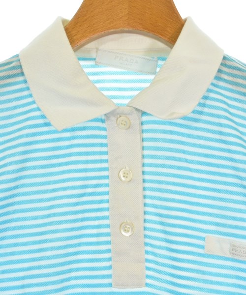 PRADA（プラダ）ポロシャツ 青 サイズ:M レディース/2200714162119