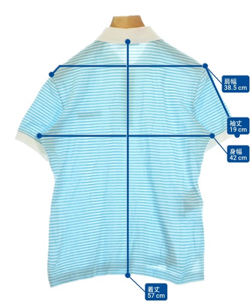 PRADA（プラダ）ポロシャツ 青 サイズ:M レディース/2200714162119