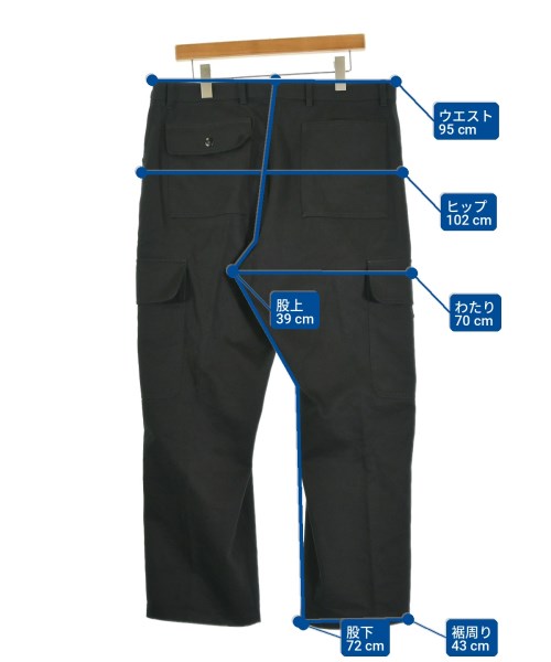 PRADA（プラダ）カーゴパンツ 黒 サイズ:XL メンズ/2200714330013