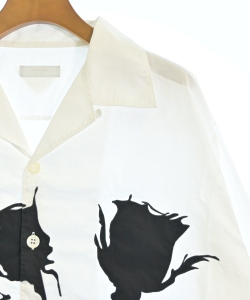PRADA（プラダ）カジュアルシャツ 白 サイズ:XL メンズ/2200714738017
