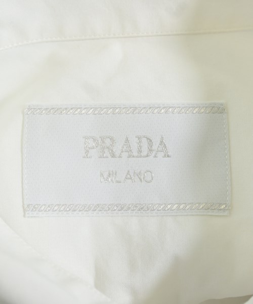 PRADA（プラダ）カジュアルシャツ 白 サイズ:S メンズ/2200715283110