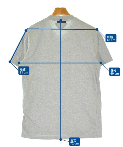 PRADA（プラダ）Tシャツ・カットソー グレー サイズ:M メンズ/2200715540015