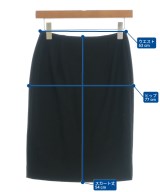PRADA（プラダ）ひざ丈スカート 黒 サイズ:38(S位) レディース/2200715559055