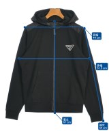 PRADA（プラダ）パーカー 黒 サイズ:M メンズ/2200715698044