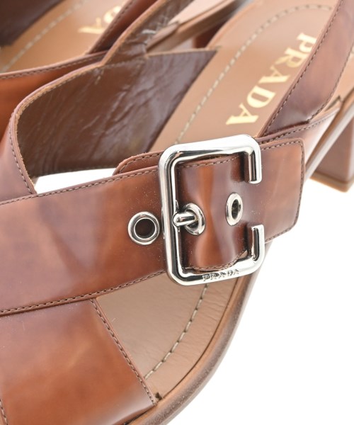 PRADA（プラダ）サンダル 茶 サイズ:EU36(22.5cm位) レディース/2200712369220