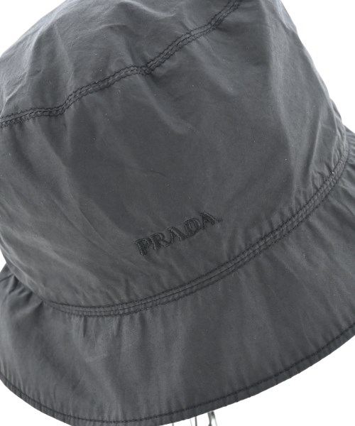 PRADA（プラダ）ハット 黒 サイズ:M レディース/2200716085096