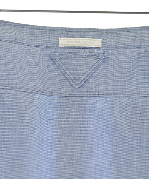 PRADA（プラダ）ひざ丈スカート 青 サイズ:38(S位) レディース/2200716379034