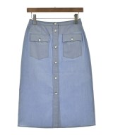 PRADA（プラダ）ひざ丈スカート 青 サイズ:38(S位) レディース/2200716379034