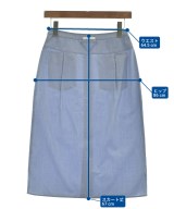 PRADA（プラダ）ひざ丈スカート 青 サイズ:38(S位) レディース/2200716379034