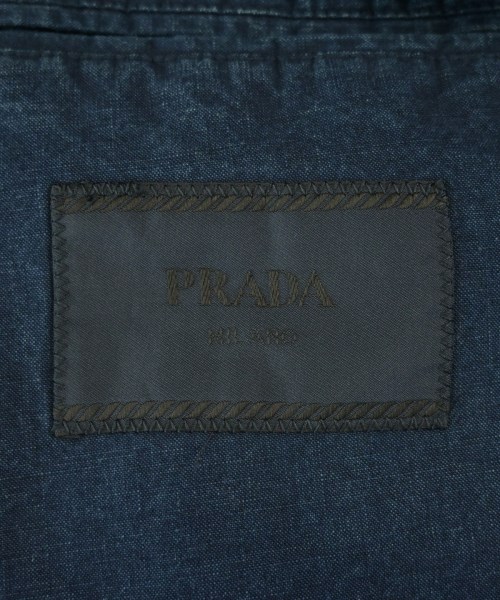 PRADA（プラダ）テーラードジャケット 青 サイズ:48(L位) メンズ/2200716456063
