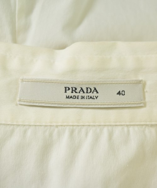 PRADA（プラダ）カジュアルシャツ 白 サイズ:40(M位) レディース/2200715036242