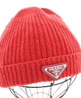 PRADA（プラダ）ニットキャップ・ビーニー 赤 サイズ:M メンズ/2200715878187