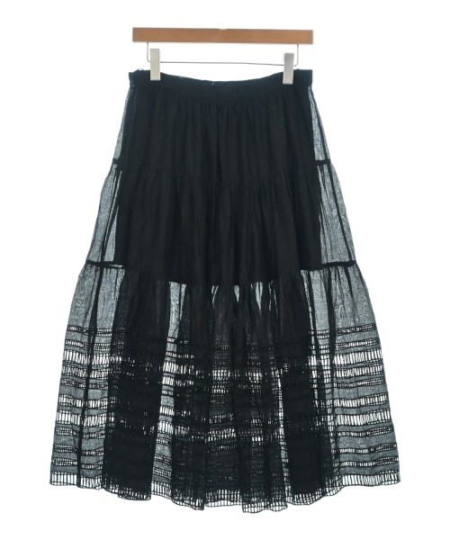 PRADA（プラダ）ロング・マキシ丈スカート 黒 サイズ:42(M位) レディース/2200717380046