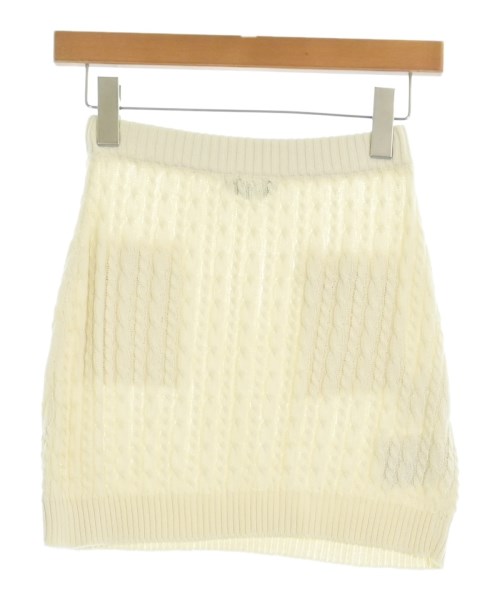 PRADA（プラダ）ミニスカート 白 サイズ:36(XS位) レディース/2200717402342