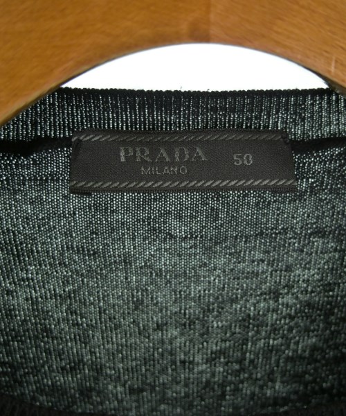 PRADA（プラダ）ニット・セーター 黒 サイズ:50(XL位) メンズ/2200717481026