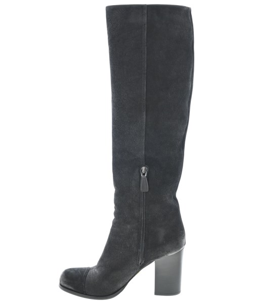 PRADA（プラダ）ブーツ 黒 サイズ:EU37 1/2(24cm位) レディース/2200718235024