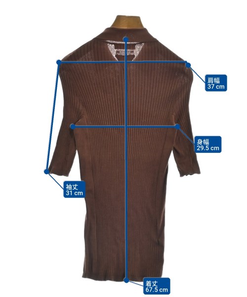 PRADA（プラダ）ニット・セーター 茶 サイズ:36(XS位) レディース/2200718179069