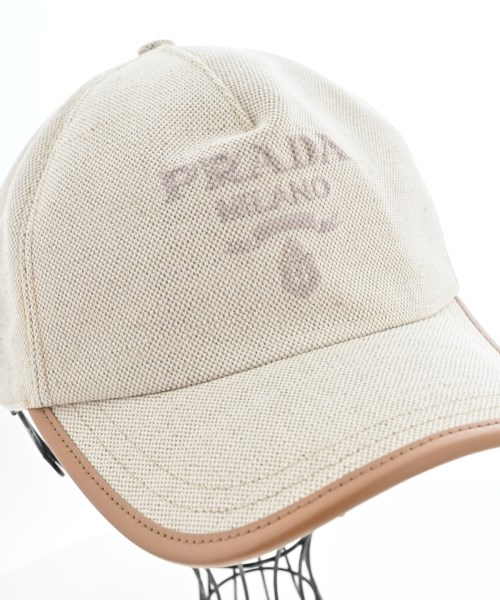 PRADA（プラダ）キャップ ベージュ サイズ:XS レディース/2200718595043