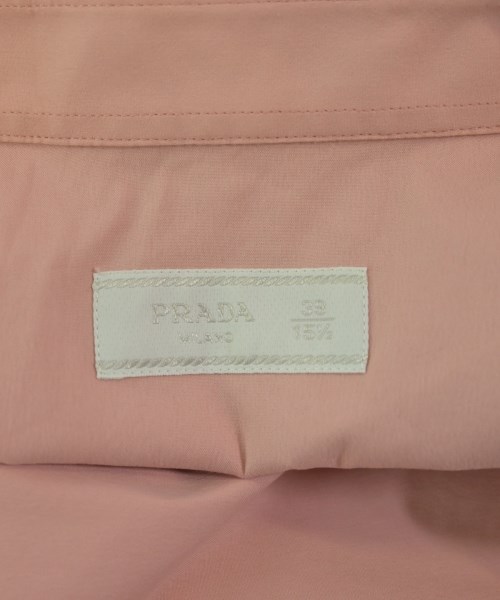 PRADA（プラダ）カジュアルシャツ ピンク サイズ:39(M位) メンズ/2200718552152
