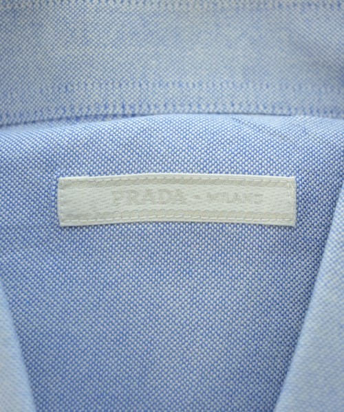 PRADA（プラダ）ドレスシャツ 青 サイズ:42(XXL位) メンズ/2200718993405