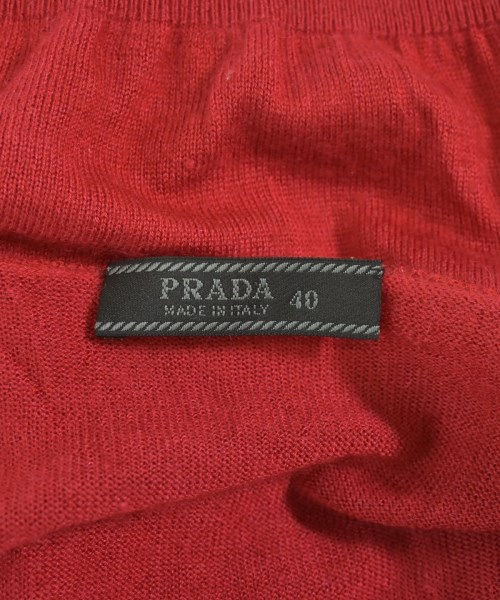 PRADA（プラダ）ニット・セーター 赤 サイズ:40(M位) レディース/2200717655076