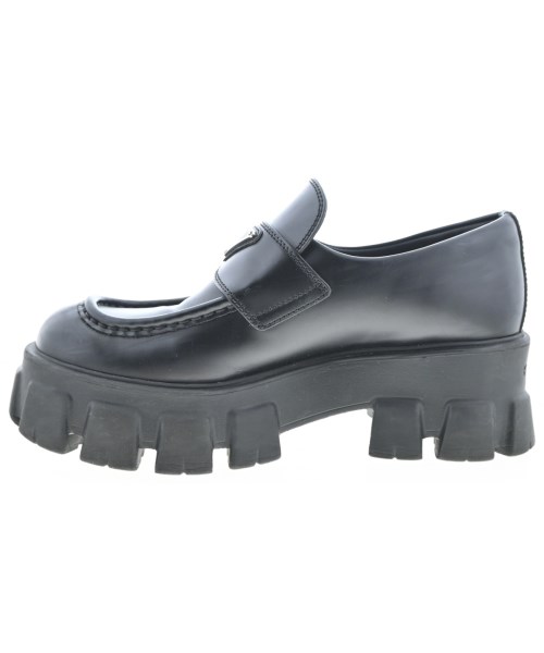 PRADA（プラダ）ドレスシューズ/ローファー 黒 サイズ:EU37 1/2(24cm位) レディース/2200719431098