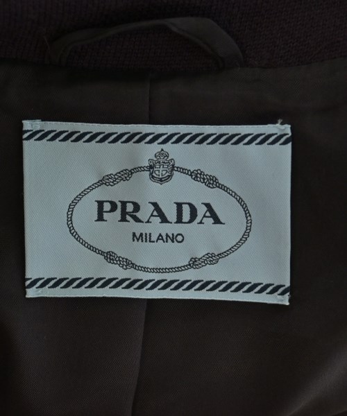 PRADA（プラダ）ピーコート 紫 サイズ:40(M位) レディース/2200719592027