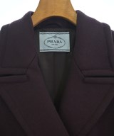 PRADA（プラダ）ピーコート 紫 サイズ:40(M位) レディース/2200719592027