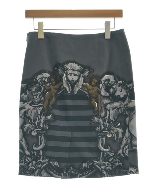 PRADA（プラダ）ひざ丈スカート グレー サイズ:40(M位) レディース/2200719592034