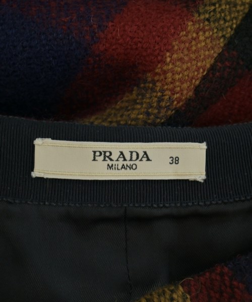 PRADA（プラダ）ひざ丈スカート 紺 サイズ:38(S位) レディース/2200719592041