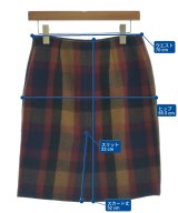 PRADA（プラダ）ひざ丈スカート 紺 サイズ:38(S位) レディース/2200719592041