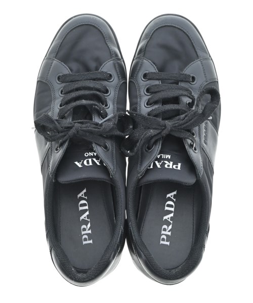 PRADA（プラダ）スニーカー 黒 サイズ:8(28cm位) メンズ/2200645321098