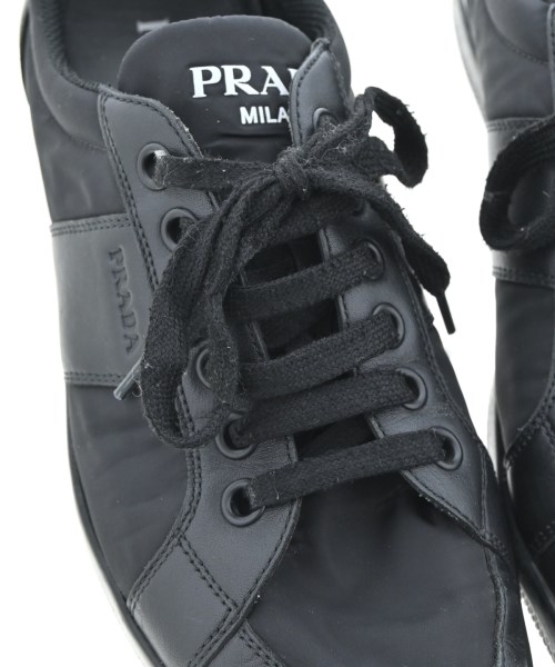 PRADA（プラダ）スニーカー 黒 サイズ:8(28cm位) メンズ/2200645321098