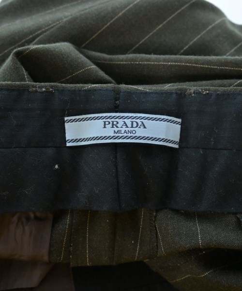 PRADA（プラダ）スラックス カーキ サイズ:40(M位) レディース/2200645413069