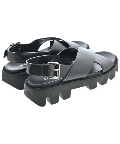 PRADA（プラダ）サンダル 黒 サイズ:EU36(22.5cm位) レディース/2200633088149
