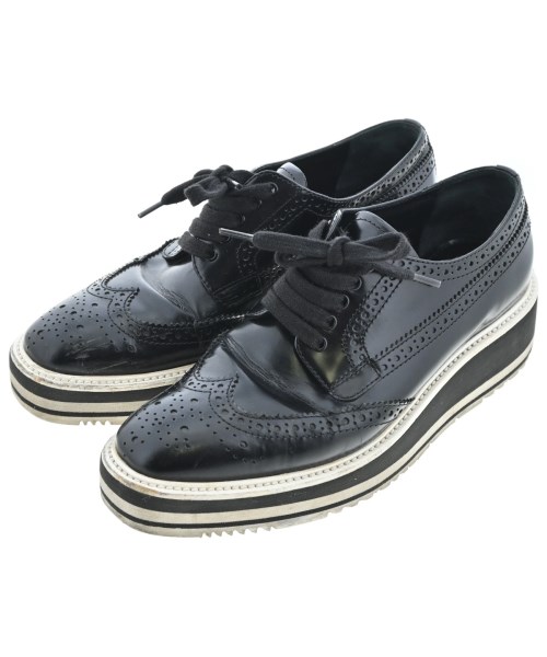 PRADA(プラダ)エスパドリーユ 黒 サイズ:EU36(22.5cm位)/2200633088156