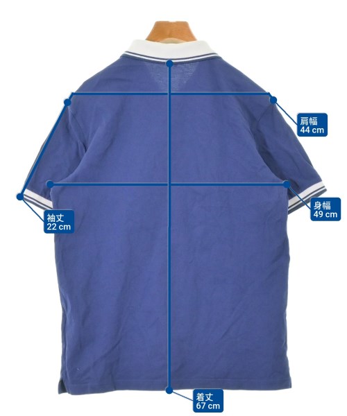 PRADA（プラダ）ポロシャツ 紺 サイズ:XL メンズ/2200634044229