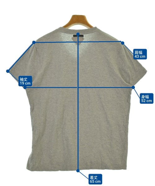 PRADA（プラダ）Tシャツ・カットソー グレー サイズ:L メンズ/2200634044410