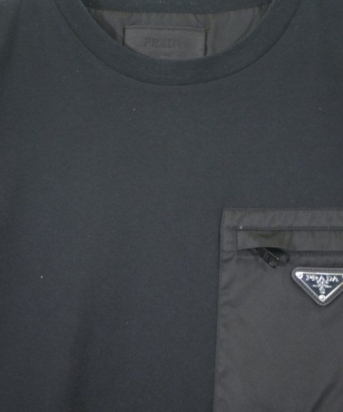 PRADA（プラダ）Tシャツ・カットソー 黒 サイズ:M メンズ/2200236360079